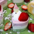 ♪しんちんぐ～♪'s cooksnap of when they made ＊苺ミルクプリン＊.
