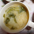 ♡Catherine's cooksnap of when they made 捨てないで♪大根葉と油揚げのお味噌汁.
