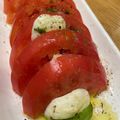 よっーすぅぃー's cooksnap of when they made トマトとモッツァレラとバジルのカプレーゼ.