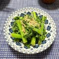 はるぽん208's cooksnap of when they made 白だしでほうれん草のごま和え.