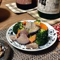 あず7225's cooksnap of when they made 紅くるり大根とブロッコリーの温野菜.
