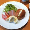 ☽月光's cooksnap of when they made 湖北名物サラダパン♪（たくあんパン）.