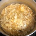 inoake's cooksnap of when they made ☆簡単☆えのきとキムチのかきたまスープ.