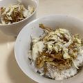 papikun's cooksnap of when they made いろんな食感★ビックリキャベツ丼.