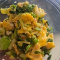 shelly616's cooksnap of when they made セロリ葉の卵炒め.