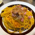 ぐっどいやー's cooksnap of when they made フライパン１つでかぼちゃクリームパスタ.