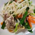 244ソメイヨシノ's cooksnap of when they made ☆豚バラのスタミナ塩炒め☆.