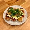 ❋ミルミルミル❋'s cooksnap of when they made ちくわの器でスティックお好み焼き♪.