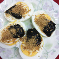 ささささ＆＊'s cooksnap of when they made 茹で卵おつまみ☆海苔佃煮とマヨすりゴマ♬.