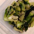 アクセル☆'s cooksnap of when they made レンジで簡単♪青梗菜と塩昆布のナムル.