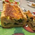 ワインのつまみ's cooksnap of when they made スタバ風　ほうれん草とベーコンのキッシュ.