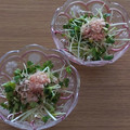 ﾋﾟﾛﾐ♡'s cooksnap of when they made 旦那と私の好きなかいわれ大根お浸し.