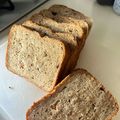 きらら15's cooksnap of when they made 栄養満点！HBでフルーツグラノーラ食パン.