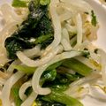 けい♫'s cooksnap of when they made お弁当☆レンジでもやしほうれん草のナムル.