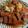 気まぐれ♡雨おんな's cooksnap of when they made 塊肉の豚肩ロース生姜焼.