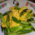 大魔女's cooksnap of when they made 簡単！アスパラガスの中華風卵とじ.