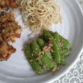 クック6DDPP8☆'s cooksnap of when they made お弁当に♬スナップえんどう胡麻和え.