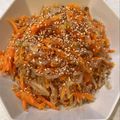 じゃすみん's cooksnap of when they made レンジで簡単♡もやしと人参のナムル.