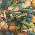 あんこ4N2UF1☆'s cooksnap of when they made じゃがいもとほうれん草のキムチバター炒め.