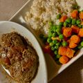 ame-ikuru's cooksnap of when they made ★びっくりのハンバーグ★.