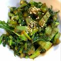 クック57QRD6☆'s cooksnap of when they made ごはんのおともに！！大根の葉の肉味噌炒め.