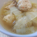 ＭＩＬＵ's cooksnap of when they made 生姜でぽかぽか！とりつくねと白菜のスープ.