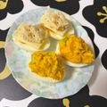 puniＫ's cooksnap of when they made ゆで卵のかぼサラ盛り.