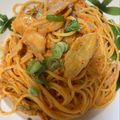 Ｎよんよん's cooksnap of when they made キムチでクリームパスタ☆.