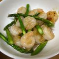 るぴナス's cooksnap of when they made 簡単♪海老とアスパラガスの中華風塩炒め.
