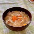 まなポコ's cooksnap of when they made 山盛りキャベツの絶品豚汁.