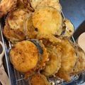 クックAAKMT5☆'s cooksnap of when they made 茄子の天ぷら（衣がカリカリ）.