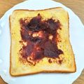 ＊なぁ＊'s cooksnap of when they made あんバタートースト.