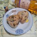 みかかめ's cooksnap of when they made 天かすと塩こんぶのおにぎり。お弁当にも.