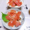 めみたん☆'s cooksnap of when they made 漬けダレが決め手です♪　まぐろの漬け丼.
