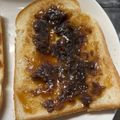 クック2H9MD0☆'s cooksnap of when they made ピーナツバターあんこトースト♡.