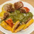 ChunChun☆≡'s cooksnap of when they made パプリカとピーマンの肉詰め.