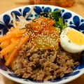 みいみいまる's cooksnap of when they made 豚ミンチで美味しい！ビビンバ丼♡.