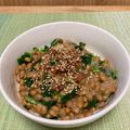ビートルズ食堂's cooksnap of when they made レンチン♡にらと納豆の和え物.