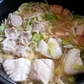 Ｍぱん's cooksnap of when they made ズボラママの鶏団子で旨塩鍋♪.