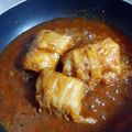 ちくわ君's cooksnap of when they made 冷凍ロールキャベツのケチャップ煮込み♪.