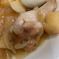 らパン's cooksnap of when they made 手羽元とじゃがいもの甘辛炒め煮.
