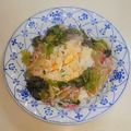 なめこおろし's cooksnap of when they made レタスかにかまあんかけ炒飯.