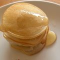 いくらら。's cooksnap of when they made 小麦・卵不使用！ふわふわ米粉パンケーキ♡.