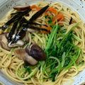 seacomet's cooksnap of when they made 麺つゆで簡単！キノコたくさん和風パスタ.