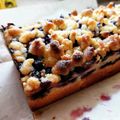 MIZU14's cooksnap of when they made ブルーベリークランブルケーキ.