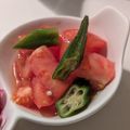 新妻あや's cooksnap of when they made トマトとオクラのさっぱりレモン和え.