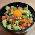 こう見えて少食399's cooksnap of when they made おかわり確実！トビウオの韓国風ユッケ丼.