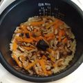 ミロ9607's cooksnap of when they made 炊き込みごはん（しめじ、しいたけ、人参）.