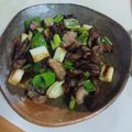 kz's cooksnap of when they made ビールがすすむ牛スジ焼き♪.