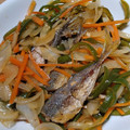 ナーちゃん's cooksnap of when they made 腸内の善玉菌を増やす☆アジの南蛮漬け　.